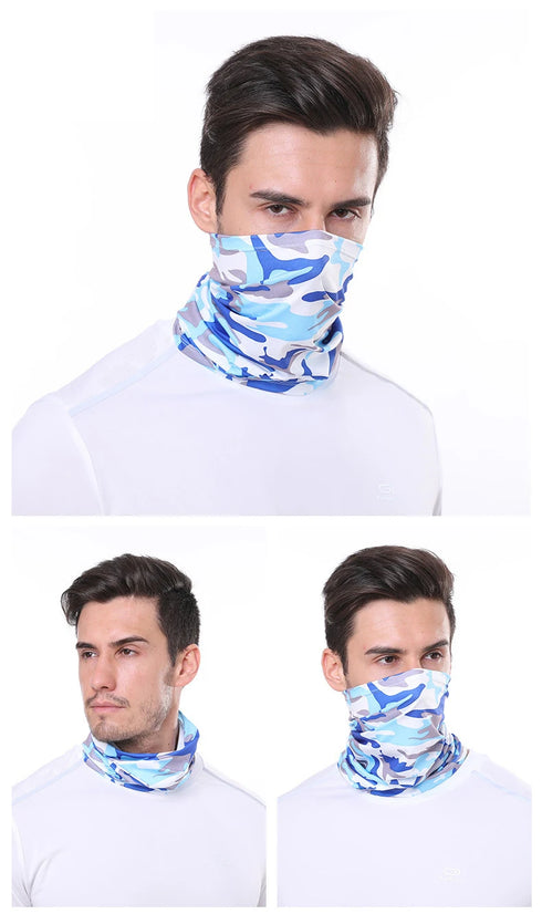 Outdoor Ice Silk Sun Protection Bib Motorcycle Neck Cover